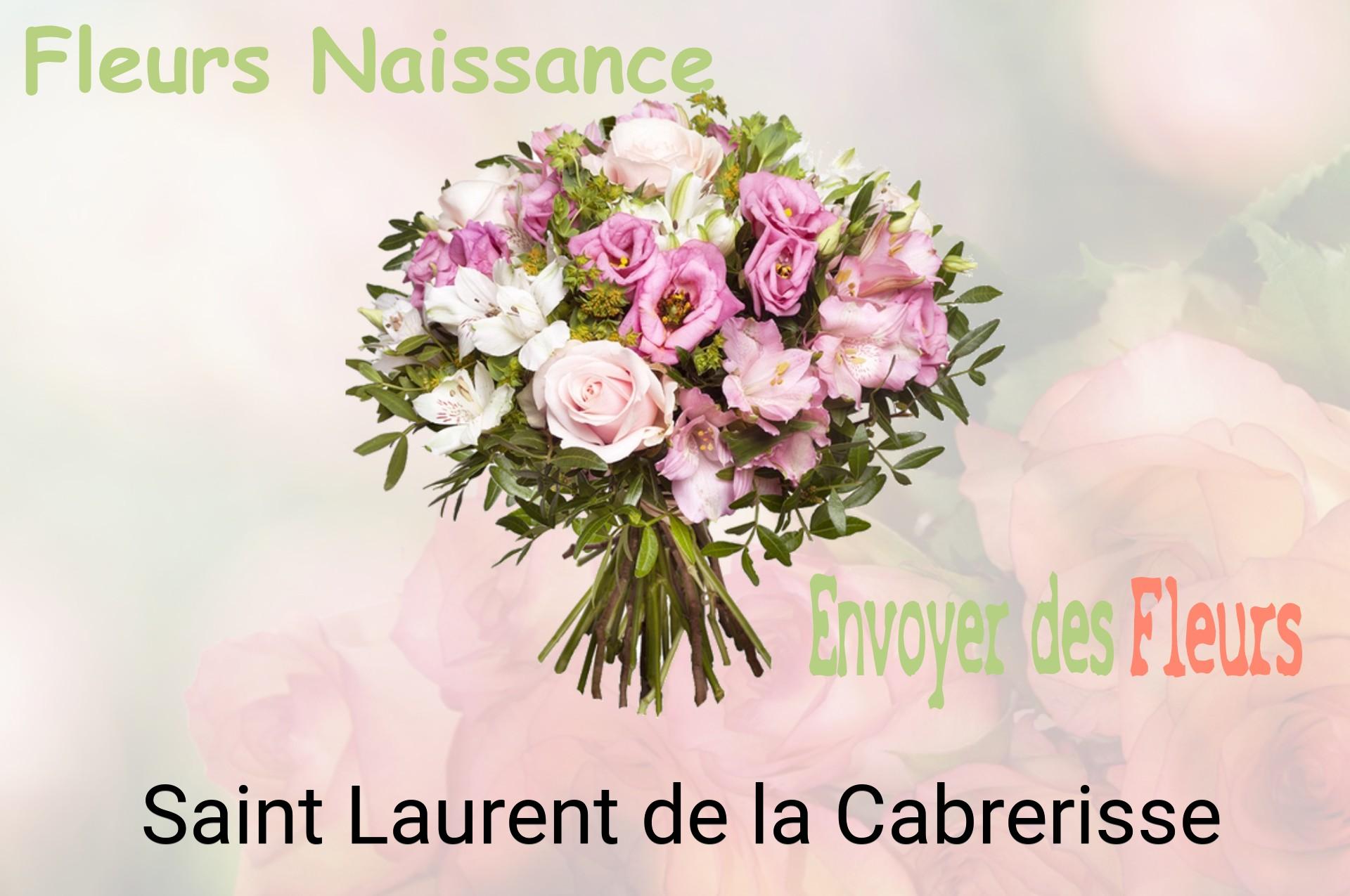 Bouquet de fleurs de naissance livré à Saint-Laurent-de-la-Cabrerisse